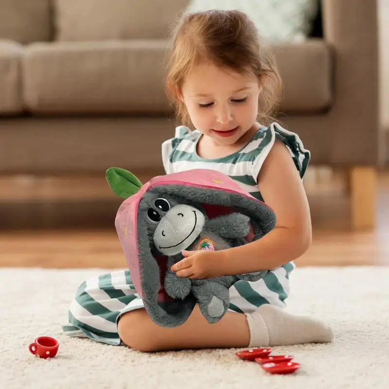 Breathing Plush Donkey Baby